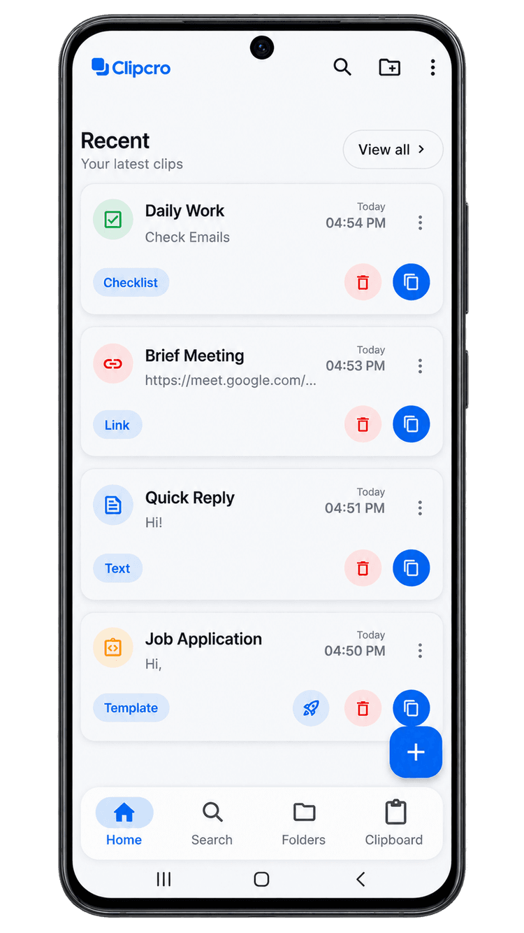 Home UI